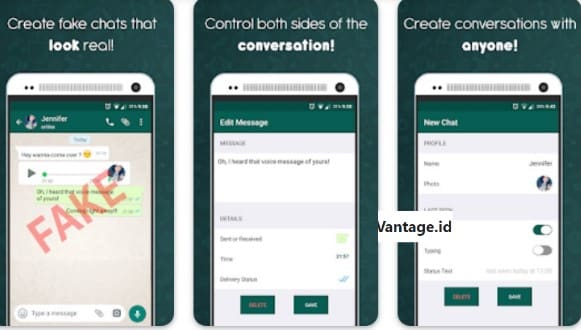 Cara Menggunakan Aplikasi Fake WhatsApp Chat