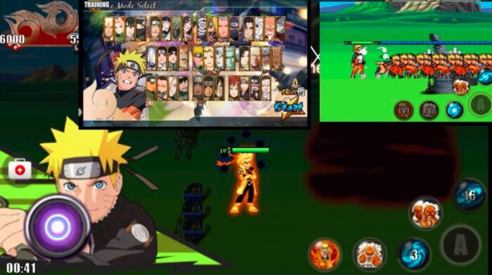 Gameplay Naruto Senki APK MOD