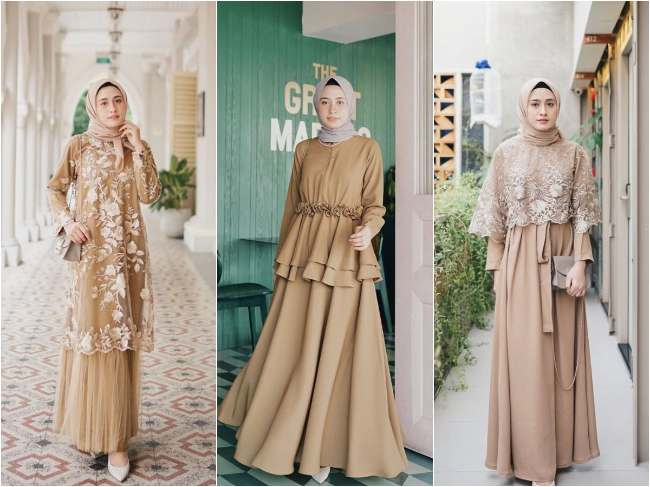 Ini Dia Inspirasi Dress Lamaran Hijab yang Mewah dan Kekinian