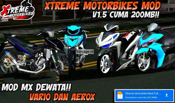 Xtreme Motorbikes Mod Apk MX King ZX25R Download Terbaru