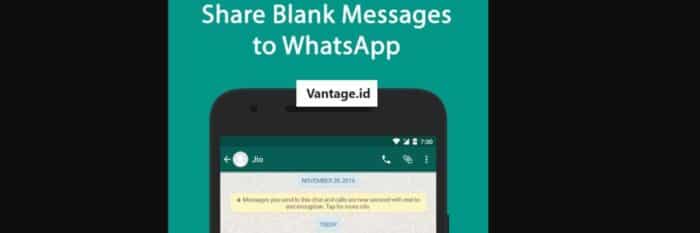 Cara Mengirim Pesan Kosong di Aplikasi WhatsApp