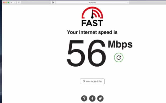 cek kecepatan internet