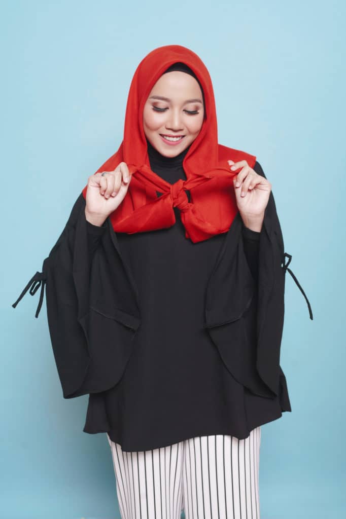 Buat simpul hijab