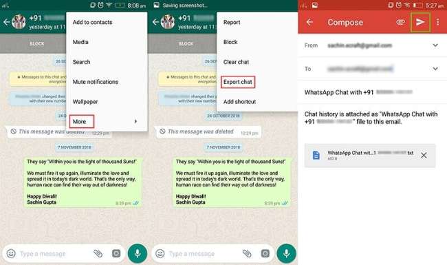 Cara Ekspor Chat Whatsapp 2