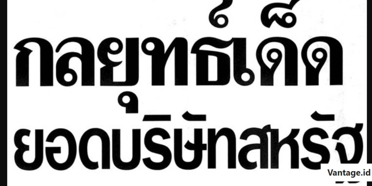 Font Thailand Terbaik