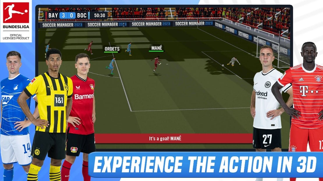 Gameplay-Soccer-Manager-2023-Mod-APK-Unlimited-Credits