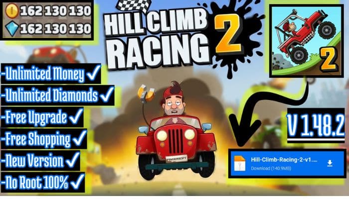 Link Unduhan Hill Climb Racing 2 Mod Apk