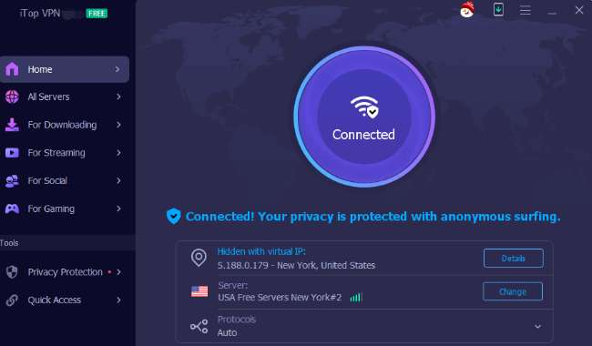 Keunggulan Fitur iTop VPN Premium Mod APK