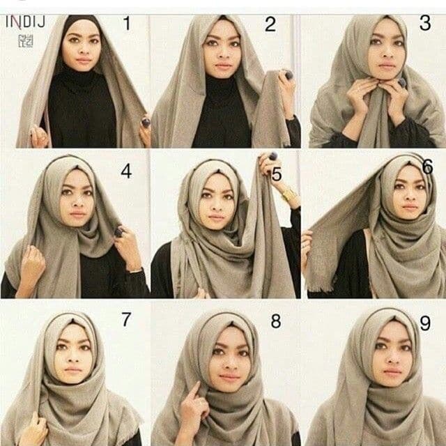 Model Hijab Pashmina Corn Skin Untuk Wisuda