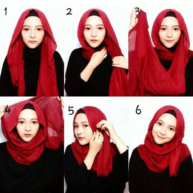 Style Hijab Pashmina Pendek