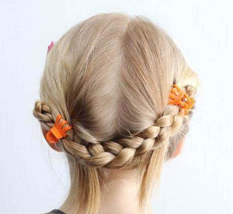 Style Tied Up Braids