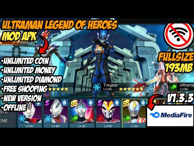 Beragam Fitur Unggulan Ultraman Legend Of Heroes Mod Apk