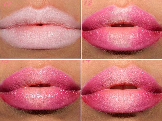 Oleskan Lipstik Warna Gelap untuk Bibir