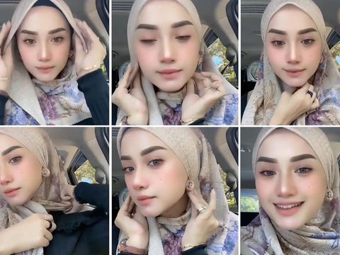 Pakai Hijab dengan Anting Untuk Terlihat Glamour dan Elegan